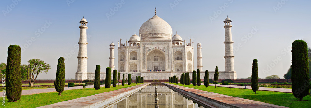 Taj Mahal, Agra - obrazy, fototapety, plakaty 