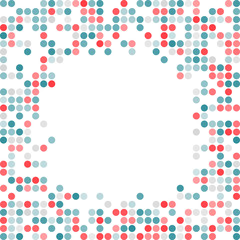 Poster - Abstract dotted colorful background