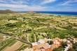 View from the castle on the coast of Posada, Sardinia