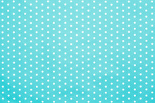 Retro Blue Polka Dot Pattern