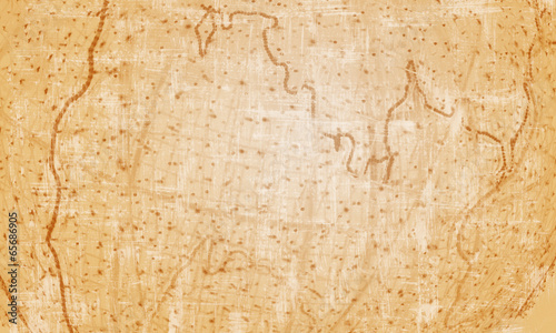 Board z aluminiowym obramowaniem Stara mapa