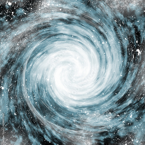 Naklejka samoprzylepna Galaktyka spiralna w kosmosie