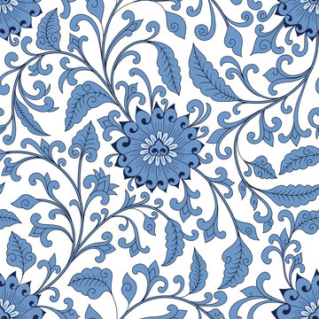 Fototapete -  - Seamless chinese pattern