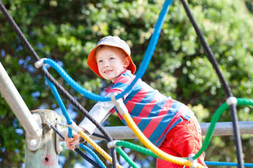 Canvas Print - boy at the playground