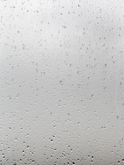 Canvas Print - background from rain drops on window pane