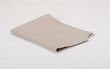 Natural Linen Napkin On White Painted Wood Background