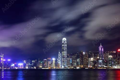 Naklejka samoprzylepna Hong Kong City
