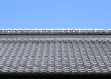 Fototapeta  - Roof of traditionally japanese