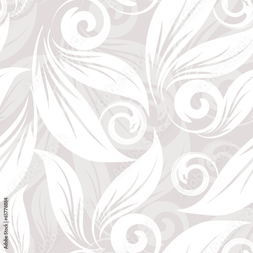 Obraz w ramie Seamless wallpaper. Autumn background with foliage