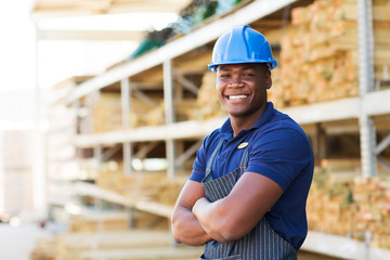 Wall Mural - african industrial worker