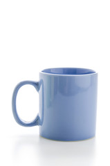 Canvas Print - Color mug isolated on white