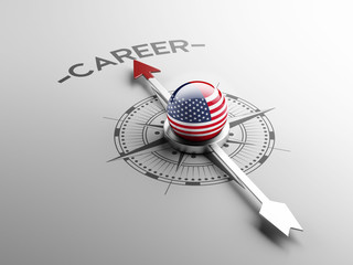 Canvas Print - United States Career Concept