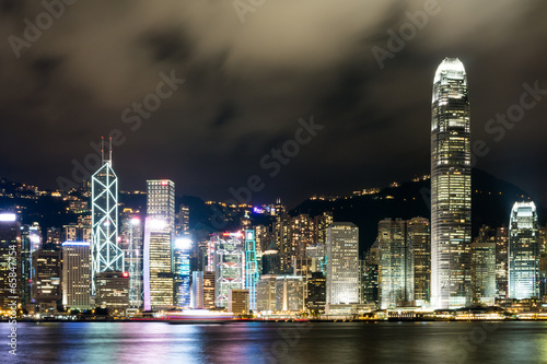 Naklejka samoprzylepna Wyspa Hong Kong z Kowloon.