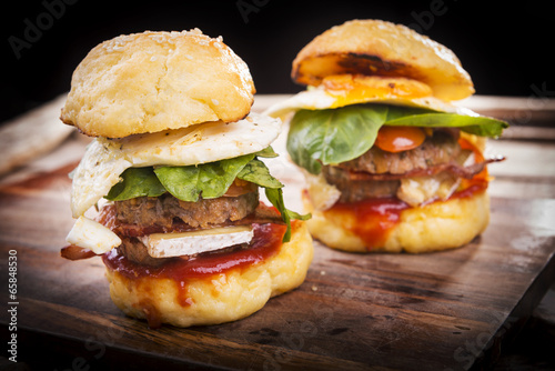 Naklejka samoprzylepna Suwaki hamburgerów
