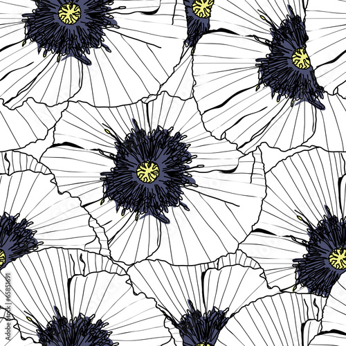 Fotografía pattern floral seamless, EPS 10