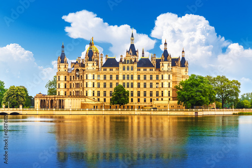 Tapeta ścienna Starożytny zamek w schwerin, niemcy