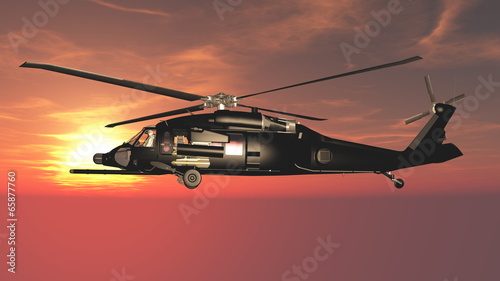 Fotoboard na płycie Helikopter