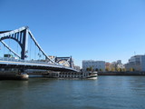 Fototapeta Londyn - 清洲橋と遊覧船