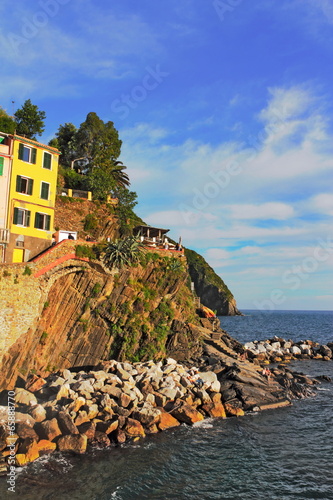 Fotoboard na płycie Felsküste in riomaggiore