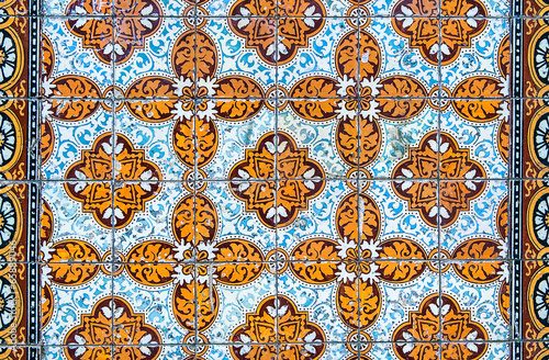 Fotoboard na płycie Vintage azulejos, tradycyjne portugalskie kafelki