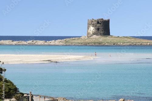 Spiaggia La Pelosa Stintino Sassari Buy This Stock Photo