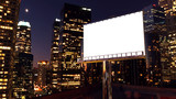 Fototapeta  - billboard in night city