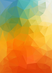 Wall Mural - Abstract polygonal background.