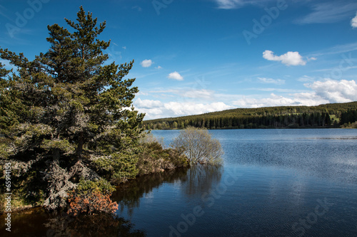 Fotoboard na płycie Jezioro charpal, Lozère