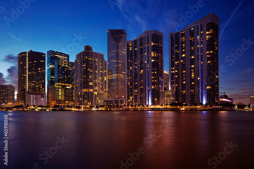 Plakat na papierze fotorealistycznym Miami, florida, stany zjednoczone
