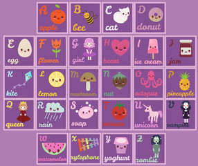  Cute alphabet set