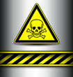 © Cobalt - Background with skull danger sign