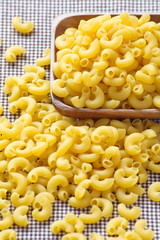 Wall Mural - Close - up Italian Macaroni Pasta raw food