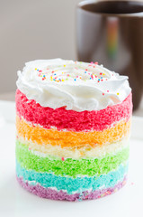 Canvas Print - Rainbow cakes