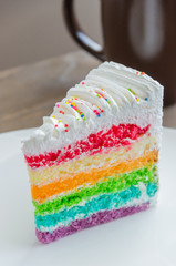 Canvas Print - Rainbow cakes