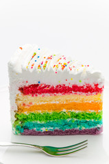 Canvas Print - Rainbow cakes