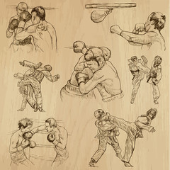 Canvas Print - Sport collection no.15 - hand drawn illustrations