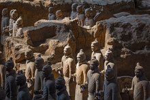 The Terracotta Army Or The "Terra Cotta Warriors And Horses"