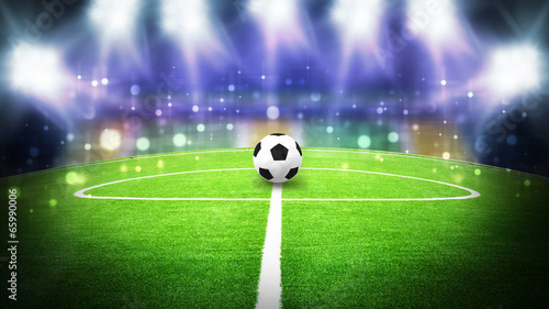 Board z aluminiowym obramowaniem Noc stadionu piłkarskiego