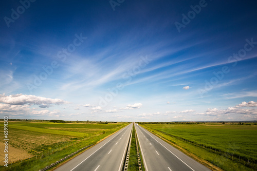 Board z aluminiowym obramowaniem Autostrada