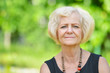 © itsmejust - Mature, blonde woman in garden,