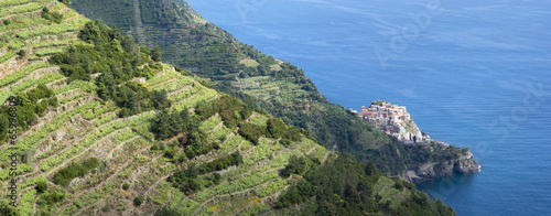 Fotoboard na płycie Park narodowy cinque terre, Włochy