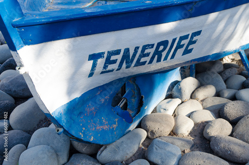 Fotografia Tenerife boat in Los Cristianos beach - Spain