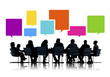 © Rawpixel.com - Sihouettes of Business People in a Meeting with Speech Bubbles