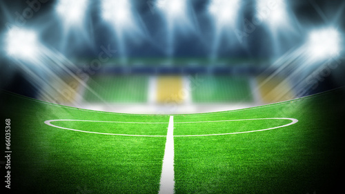 Board z aluminiowym obramowaniem Noc stadionu piłkarskiego