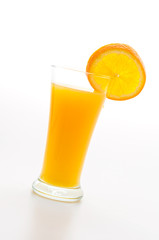 Orange juice glass