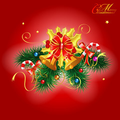 Wall Mural - Christmas Bell