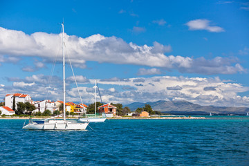 Wall Mural - Croatian coastline view from the sea