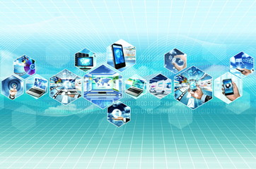 Canvas Print - internet and multimedia