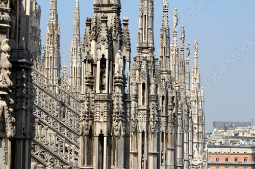 Board z aluminiowym obramowaniem Katedra w Mediolanie, Duomo di Milano, Włochy