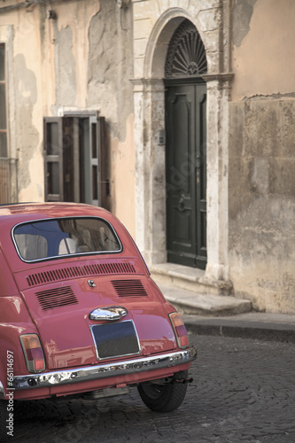 Fototapeta do kuchni Vintage car on the italian street